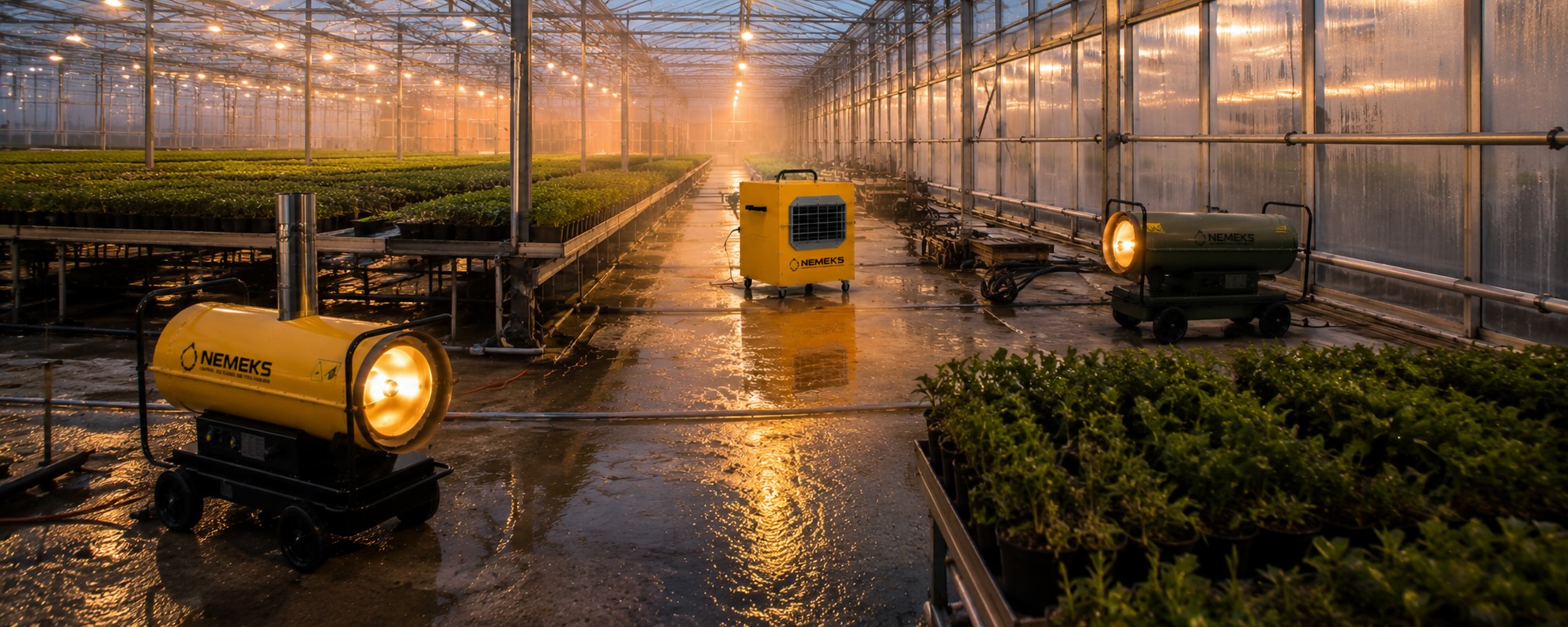 Hava Üflemeli Sera Isıtma Sistemleri